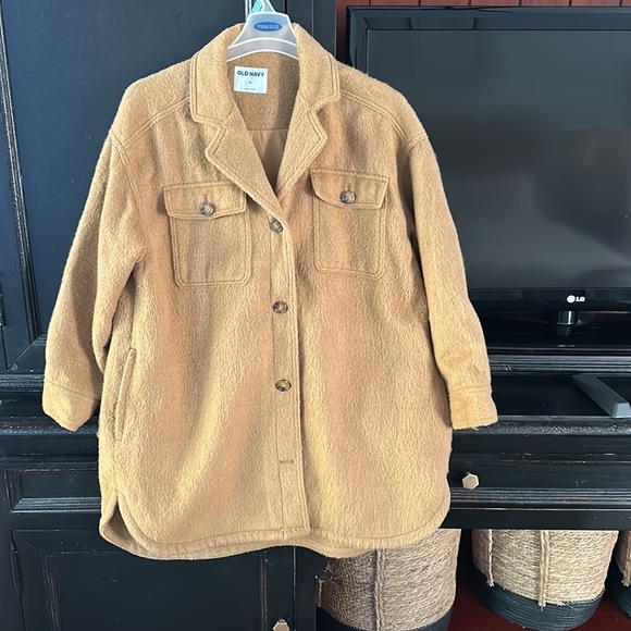 Camel colored Shacket - Picture 3 of 4